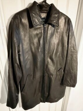 Sz. Small Women’s Danier Dark Brown Leather Coat